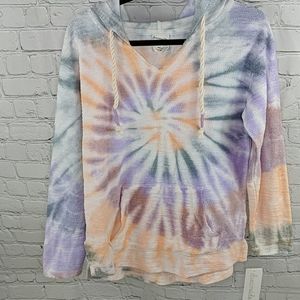 NWT tye dye terry hoodie from dreamsicle